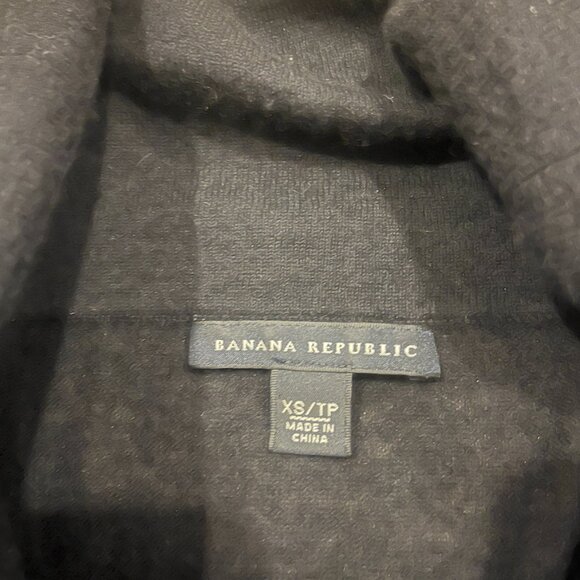 Banana Republic Cashmere Cowl Neck Sleeveless Sweater, Black Size XS - Picture 3 of 3